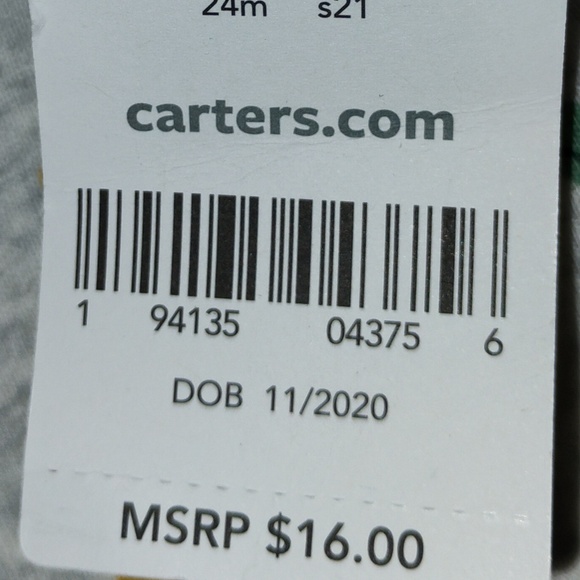 CARTER's:  Baby Girl's FRUITS Snap-Up Ruffle Bottom Romper / Onesie - Picture 5 of 5